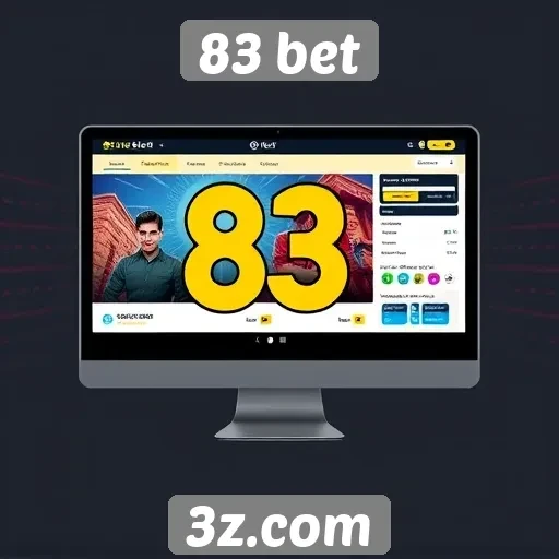 Análise da interface do usuário do site 83 bet